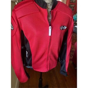 Joe Rocket Ballistic Series Textile Phoenix Red Ion Mesh Jacket Men's Small